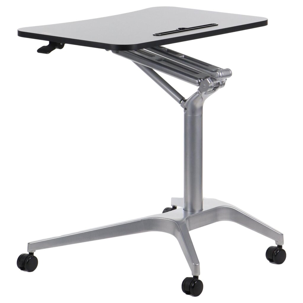 Mobilus staliukas Stema A10/AL/BK, 72x71 cm, pilkas kaina ir informacija | Kompiuteriniai, rašomieji stalai | pigu.lt
