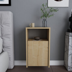 Naktinis staliukas Asir, 36x25,3x61,4 cm, rudas kaina ir informacija | Spintelės prie lovos | pigu.lt