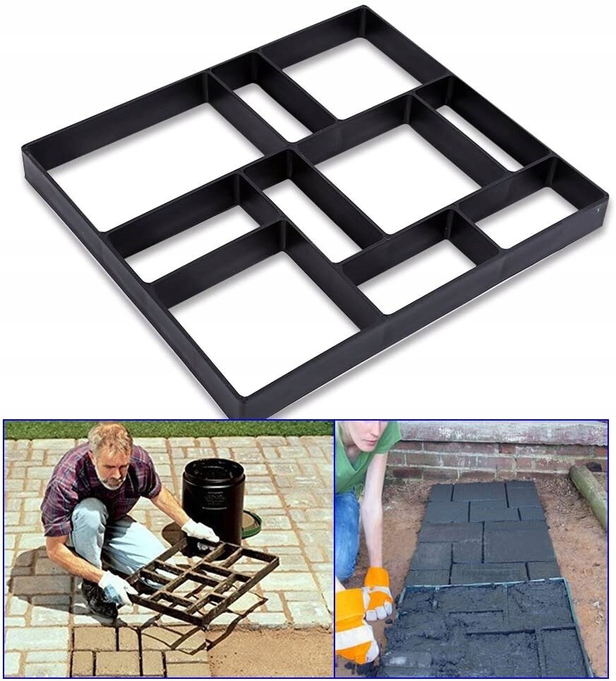 Forma grindinio, betono, trinkelių klojimui 60x50 cm kaina ir informacija | Mechaniniai įrankiai | pigu.lt