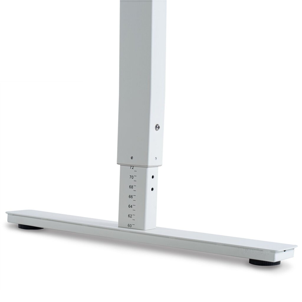 Reguliuojamas stalas Ergostock Forza line, 120x65 cm, baltas kaina ir informacija | Kompiuteriniai, rašomieji stalai | pigu.lt