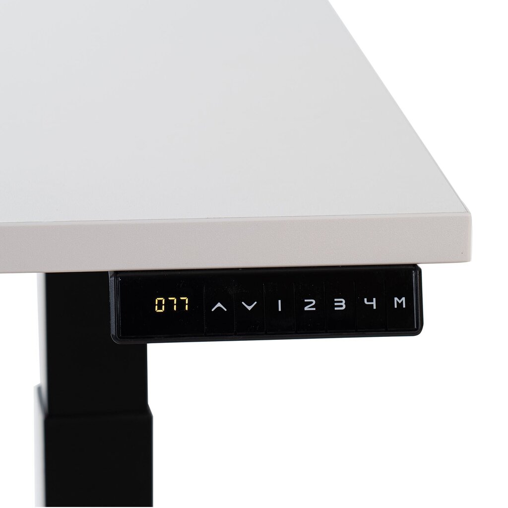 Reguliuojamas stalas Ergostock Prestige line, 120x80 cm, juodas цена и информация | Kompiuteriniai, rašomieji stalai | pigu.lt