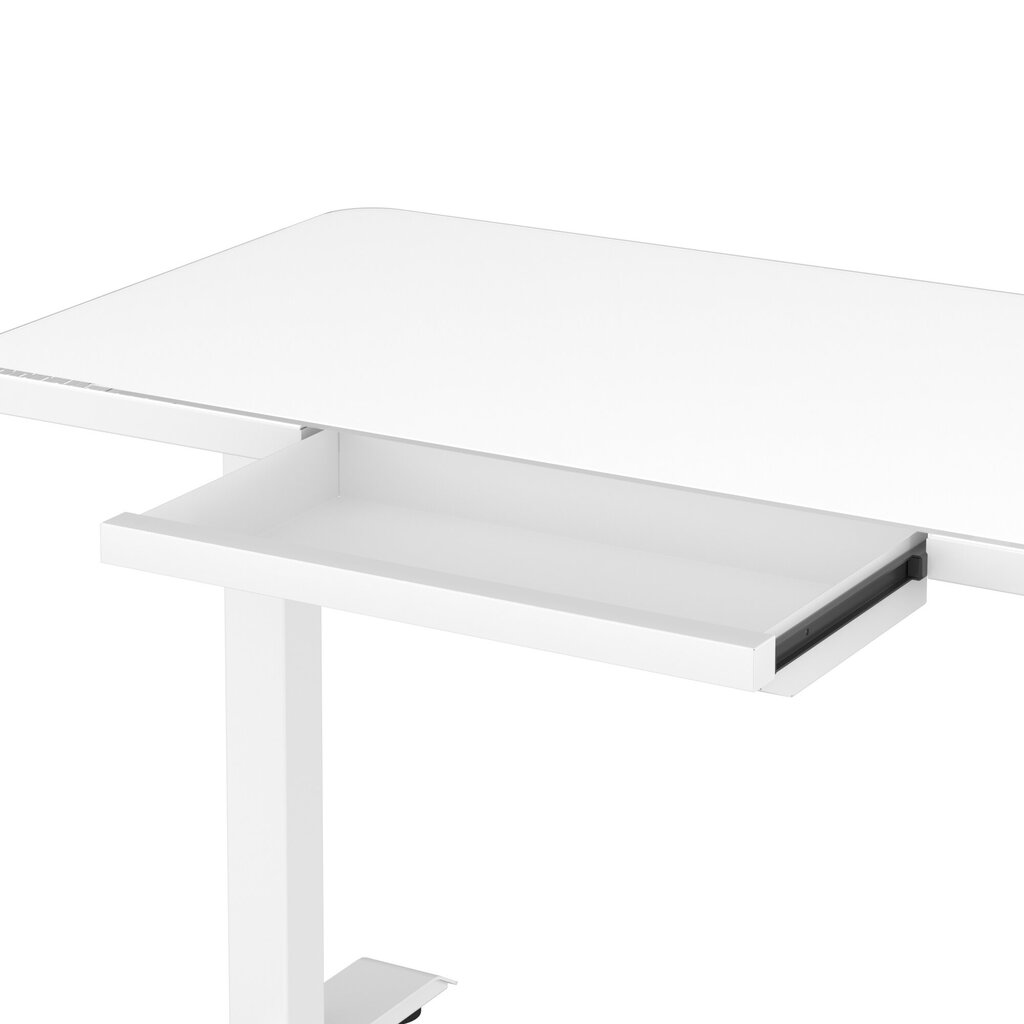 Reguliuojamas stalas Ergostock Home 120x60 cm, baltas цена и информация | Kompiuteriniai, rašomieji stalai | pigu.lt