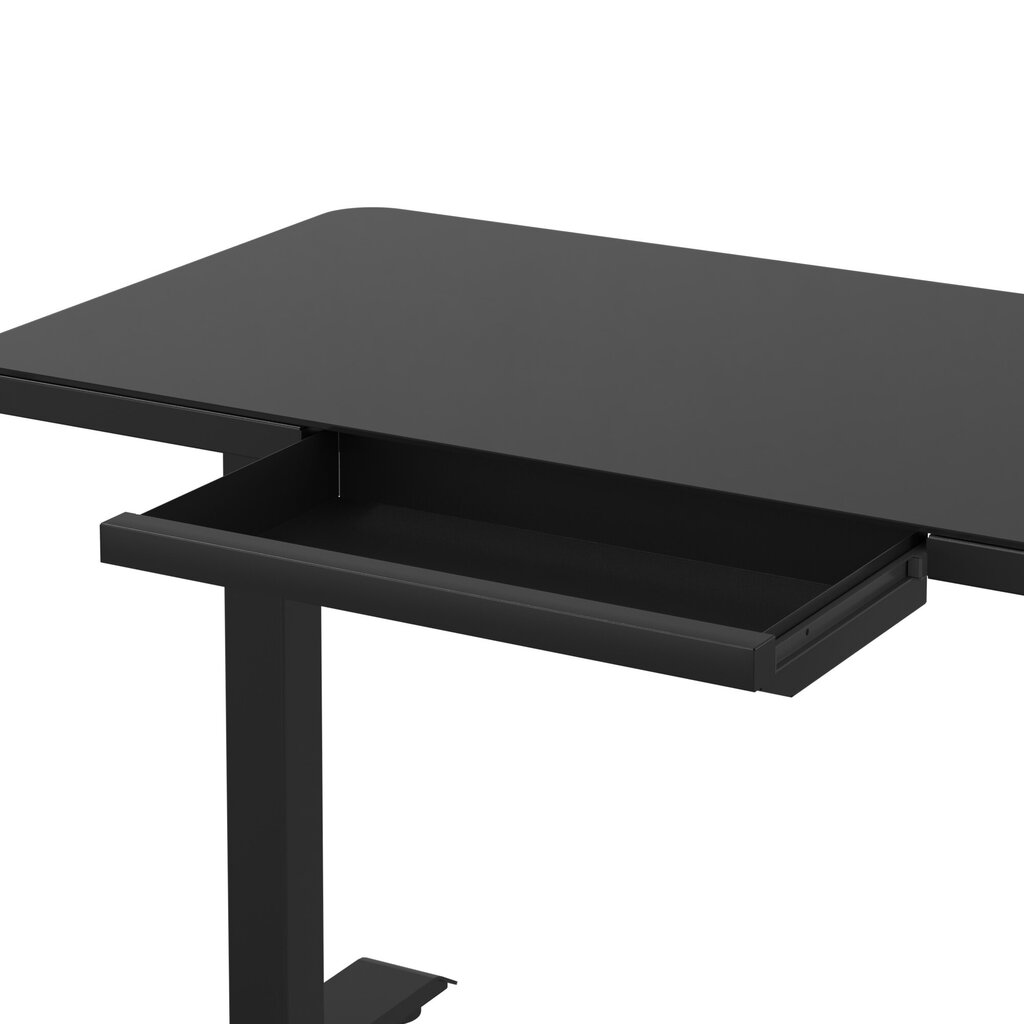 Reguliuojamas stalas Ergostock Home 120x60 cm, juodas цена и информация | Kompiuteriniai, rašomieji stalai | pigu.lt