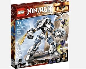 71738 LEGO® NINJAGO Zane битва роботов, 840 д. цена и информация | Конструкторы и кубики | pigu.lt