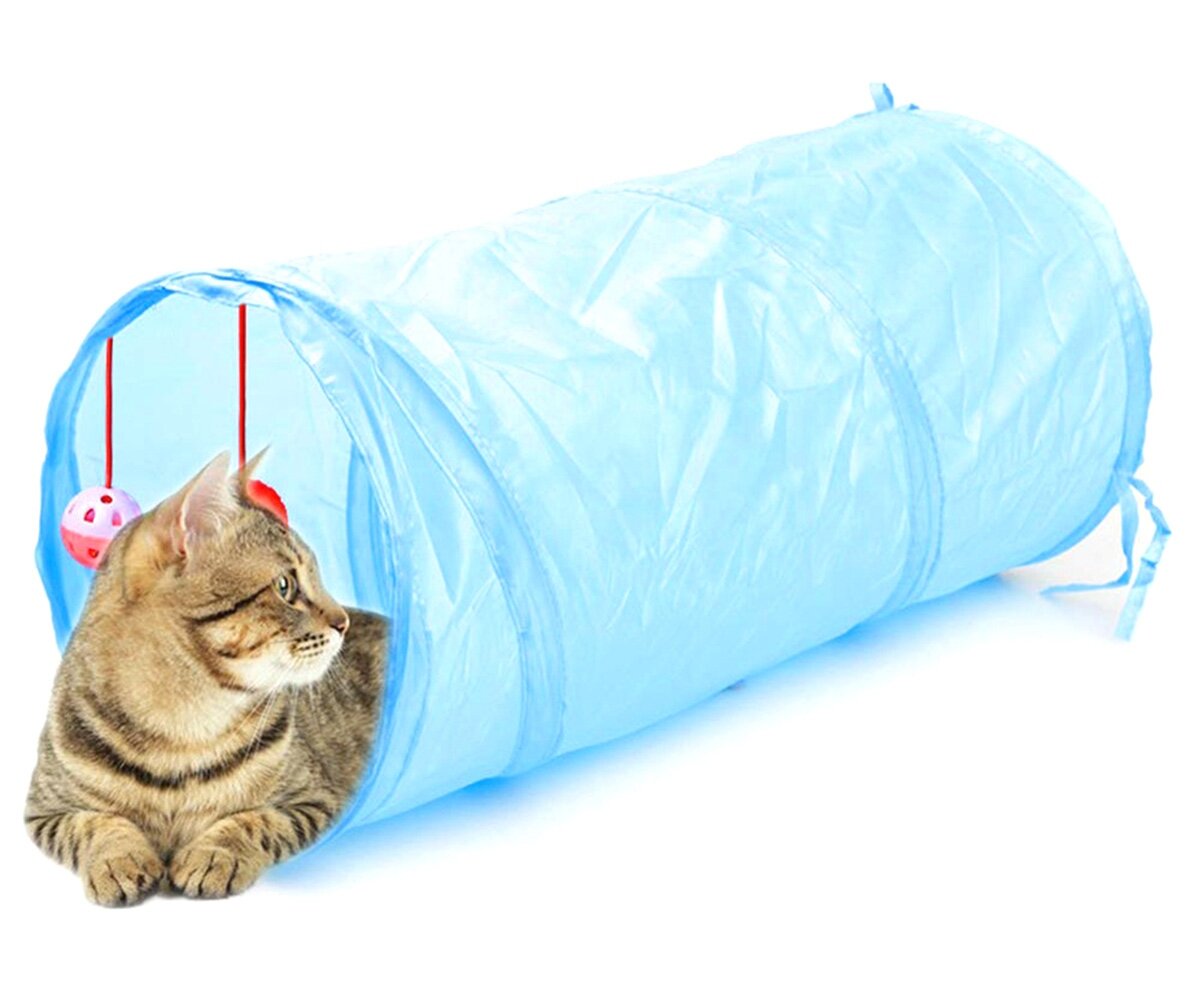 Tunelis katėms, 50 cm kaina ir informacija | Žaislai katėms | pigu.lt