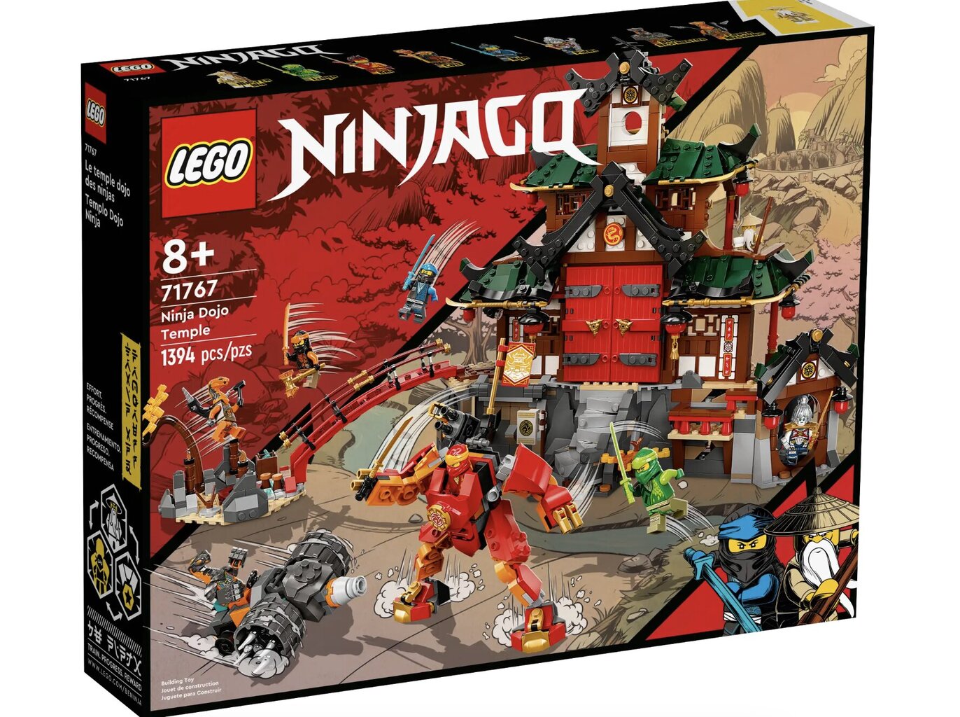 LEGO® NINJAGO 71767 Конструктор тренировочное святилище ниндзя цена |  pigu.lt