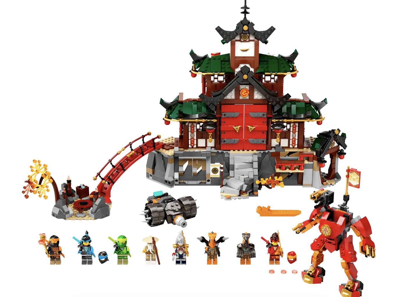 LEGO® NINJAGO 71767 Конструктор тренировочное святилище ниндзя цена |  pigu.lt