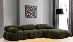 Kampinė sofa Bubble Green L1-O1-1R-PUF цена и информация | Угловые диваны | pigu.lt