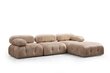 Kampinė sofa Asir Bubble Corner, smėlio spalvos kaina ir informacija | Minkšti kampai | pigu.lt