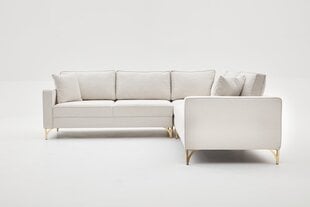 Kampinė sofa Asir Berlin, smėlio/aukso spalvos цена и информация | Угловые диваны | pigu.lt