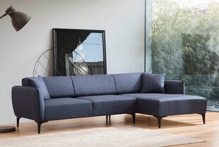 Kampinė sofa Belissimo Right - Blue цена и информация | Диваны | pigu.lt