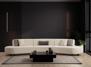 Kampinė sofa Pars Cream (L1 + 01 + 1R) - Corner цена и информация | Угловые диваны | pigu.lt