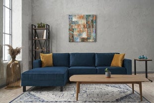 Kampinė sofa Kale Velvet Left - Oil Green цена и информация | Угловые диваны | pigu.lt