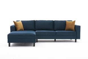 Kampinė sofa Kale Velvet Left - Oil Green цена и информация | Угловые диваны | pigu.lt