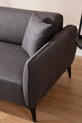Kampinė sofa Belissimo Left - Dark Grey цена и информация | Диваны | pigu.lt