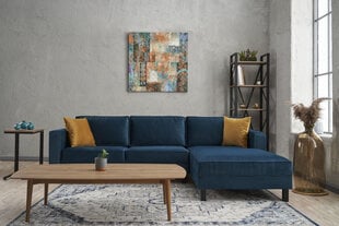Kampinė sofa Kale Velvet Right - Oil Green цена и информация | Угловые диваны | pigu.lt