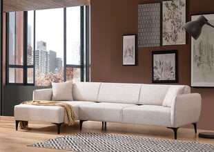 Kampinė sofa Belissimo Left - Off White цена и информация | Диваны | pigu.lt