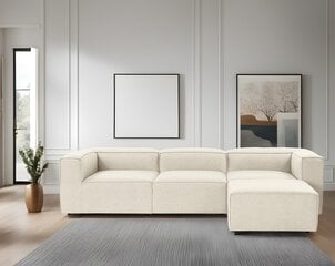 Kampinė sofa Fora - Ecru цена и информация | Угловые диваны | pigu.lt