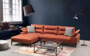 Kampinė sofa Hollywood Corner Left - Orange цена и информация | Угловые диваны | pigu.lt