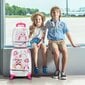 2 dalių vaikiškas bagažo rinkinys Costway Pelėda, rožinis kaina ir informacija | Lagaminai, kelioniniai krepšiai | pigu.lt