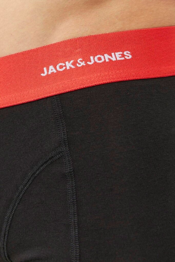Trumpikės vyrams Jack & Jones, juodos, 3 vnt kaina ir informacija | Trumpikės | pigu.lt