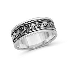 Серебряное (925) кольцо с классическим дизайном, код ah5sr5144, EU-63 (~20 мм) AH5SR5144EU-63 цена и информация | Кольца | pigu.lt