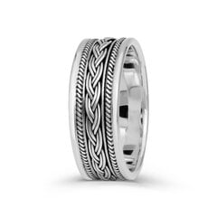 Серебряное (925) кольцо с классическим дизайном, код ah5sr5144, EU-63 (~20 мм) AH5SR5144EU-63 цена и информация | Кольца | pigu.lt