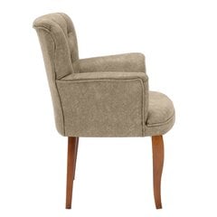 Кресло Asir Paris Walnut Wooden, коричневый цена и информация | Кресла в гостиную | pigu.lt