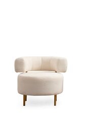 Кресло Asir River Round, белое цена и информация | Кресла в гостиную | pigu.lt