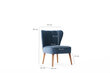 Fotelis Asir Layla, mėlynas kaina ir informacija | Svetainės foteliai | pigu.lt