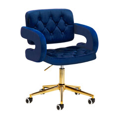 4rico скандинавский стул, темно-синий цена и информация | Мебель для салонов красоты | pigu.lt