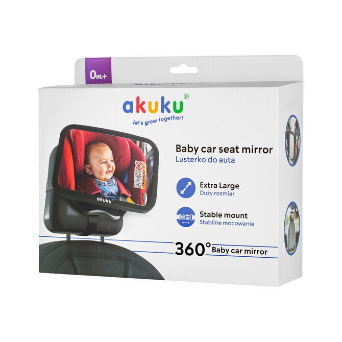 Autokėdutės veidrodis automobiliui Akuku A0646 цена и информация | Autokėdučių priedai | pigu.lt
