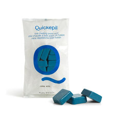 Kietasis vaškas QuickePil, mėlynas цена и информация | Средства для депиляции | pigu.lt