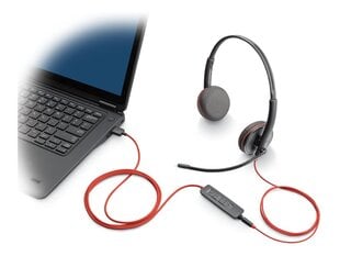 HP Poly BW 3225 Black цена и информация | Теплая повязка на уши, черная | pigu.lt