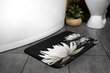 Vonios kilimėlis, vandens lelijos Gėlės, 75x45 cm kaina ir informacija | Vonios kambario aksesuarai | pigu.lt