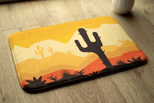 Vonios kilimėlis Dykumos Kaktusas, 75x45 cm kaina ir informacija | Vonios kambario aksesuarai | pigu.lt