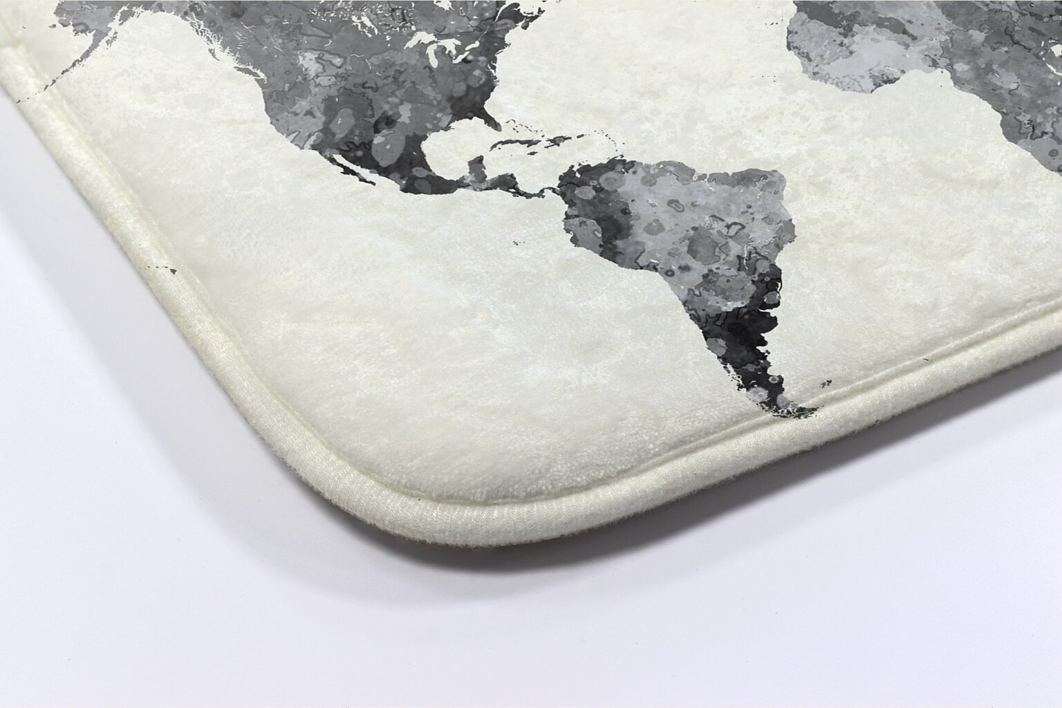 Vonios kilimėlis, pasaulio žemėlapis, 90x60 cm цена и информация | Vonios kambario aksesuarai | pigu.lt