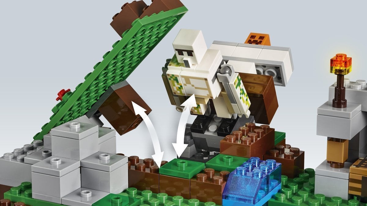 21123 LEGO® MINECRAFT Geležinis Golem kaina ir informacija | Konstruktoriai ir kaladėlės | pigu.lt