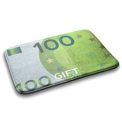 Vonios kilimėlis „Euro“ Banknoto Pinigai, 90x60 cm kaina ir informacija | Vonios kambario aksesuarai | pigu.lt