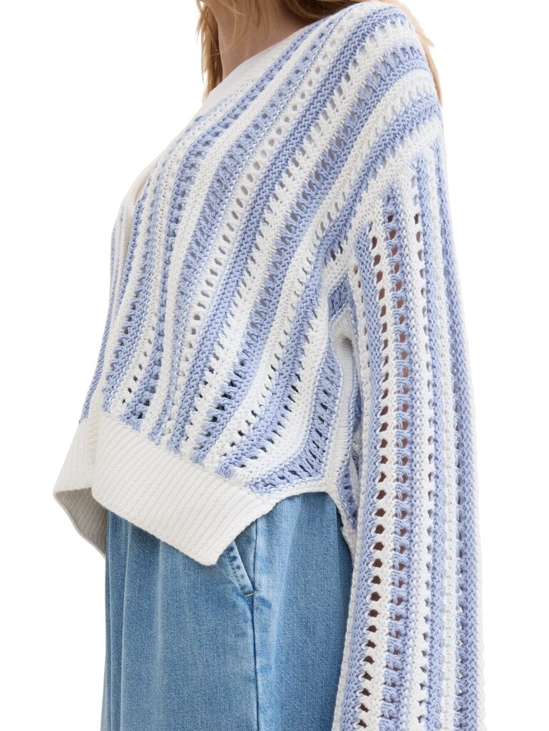 Tom Tailor moteriškas megztinis, mėlynas kaina ir informacija | Megztiniai moterims | pigu.lt