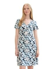 Платье женское Tom Tailor, светло-сине-пестрое цена и информация | Платья | pigu.lt