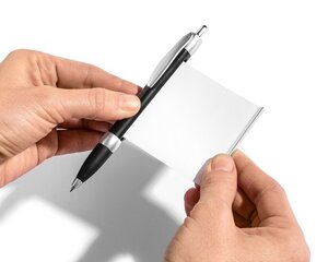 Шариковая ручка с выдвижным стержнем, черная цена и информация | Kanceliarinės prekės | pigu.lt