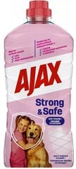 Ajax universali valymo priemonė Strong & Safe, 1000 ml kaina ir informacija | Valikliai | pigu.lt