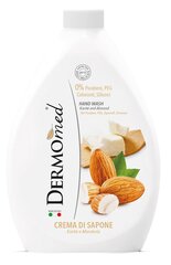 Skysto kreminio muilo papildymas Dermomed Almond & Shea Butter, 1000 ml kaina ir informacija | Muilai | pigu.lt