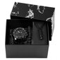 Excellanc dovanų rinkinys su vyrišku laikrodžiu, dviem apyrankėmis ir vėriniu kaina ir informacija | Vyriški laikrodžiai | pigu.lt