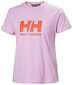 Helly Hansen moteriški marškinėliai HH LOGO, rožiniai цена и информация | Marškinėliai moterims | pigu.lt