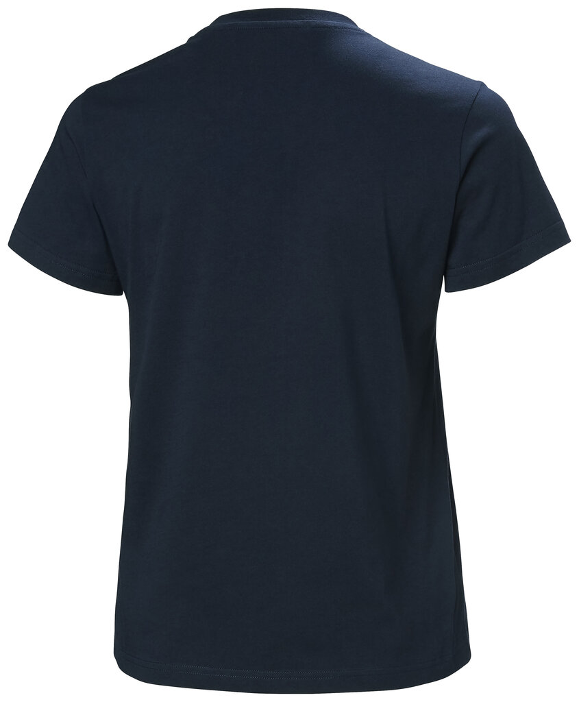 Helly Hansen moteriški marškinėliai HH LOGO, tamsiai mėlyni цена и информация | Marškinėliai moterims | pigu.lt