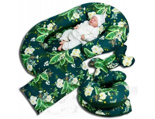 Беременностный подушка с матрасом 4 в 1 набор 120x75 см Premium цена и информация | Подушки для беременных и кормящих | pigu.lt