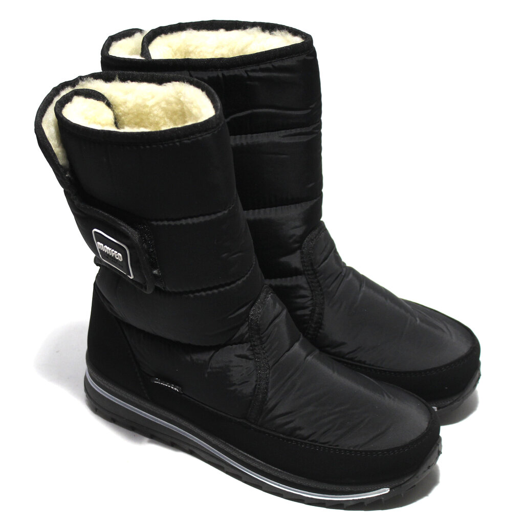 Žieminiai batai moterims Mayfed 249699, juodi kaina ir informacija | Aulinukai, ilgaauliai batai moterims | pigu.lt