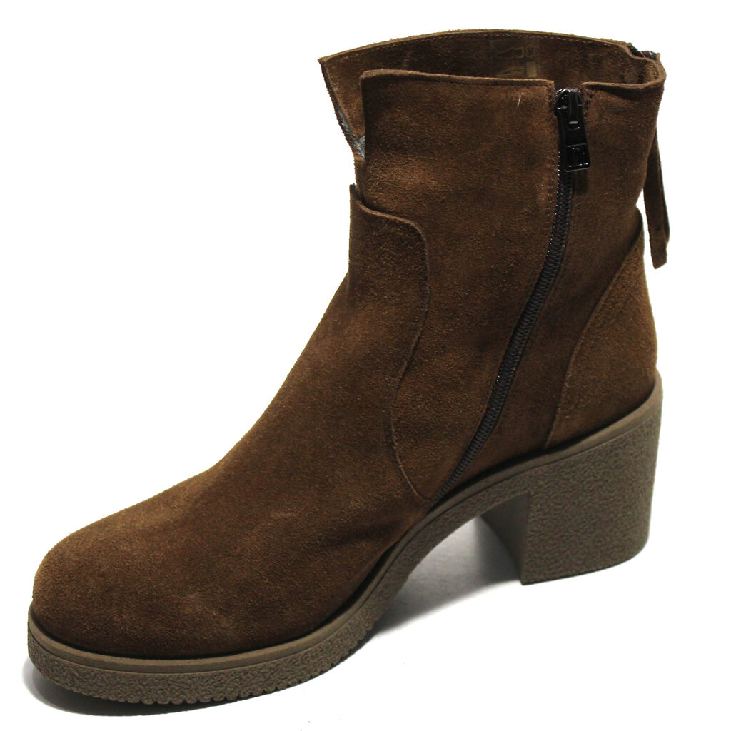 Žieminiai batai moterims Nessi 250366, rudi kaina ir informacija | Aulinukai, ilgaauliai batai moterims | pigu.lt